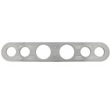 AutoMeter Mounting Sol. 67-72 Ford Truck Billet Panel/Gauge Kit - 3-1/8in. (x2) & 2-1/16in. (x4) thumbnail 1