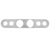 AutoMeter Mounting Sol. 67-72 Ford Truck Billet Panel/Gauge Kit - 3-3/8in. (x2) & 2-1/16in. (x4) thumbnail 1