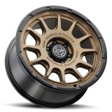 ICON Alloys Rancho 20x9 / 6x135 / 16mm / 5.625in BS Satin Bronze w/ Gloss Black Lip Wheel thumbnail 3