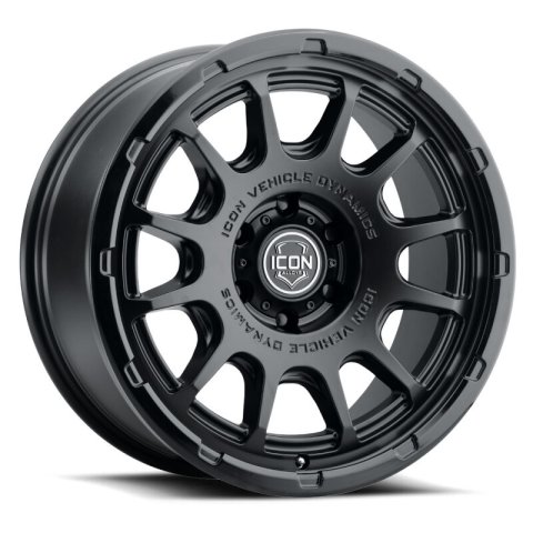ICON Alloys Rancho 20x9 / 6x135 / 16mm / 5.625in BS DBL Black Wheel