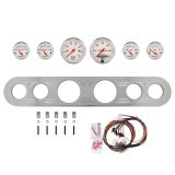 AutoMeter Arctic White 67-72 Ford Truck Billet Panel/Gauge Kit - 3-1/8in. (x2) & 2-1/16in. (x4) thumbnail 1