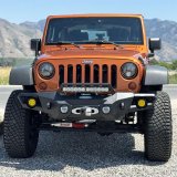 Rock Slide 07-18 Jeep Wrangler JK Big Sky Aluminum Mid Front Bumper w/ Winch Plate thumbnail 2