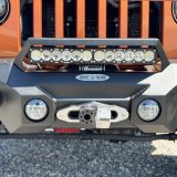 Rock Slide 07-18 Jeep Wrangler JK Big Sky Aluminum Mid Front Bumper w/ Winch Plate thumbnail 4