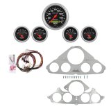 AutoMeter Sport-Comp 55-59 Chevy Truck Billet Panel/Gauge Kit - 3-3/8in. (x1) & 2-1/16in. (x4) thumbnail 1