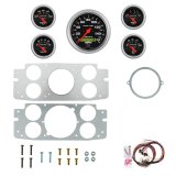 AutoMeter Sport-Comp 57-60 Ford Truck Billet Panel/Gauge Kit - 3-3/8in. (x1) & 2-1/16in. (x4) thumbnail 1