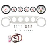 AutoMeter Phantom 63-64 Ford Galaxie Billet Panel/Gauge Kit - 3-3/8in. (x2) & 2-1/16in. (x4) thumbnail 1