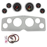 AutoMeter Sport-Comp 54-55 GMC Truck Billet Panel/Gauge Kit - 3-3/8in. (x2) & 2-1/16in. (x4) thumbnail 1