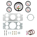 AutoMeter Phantom 57-60 Ford Truck Billet Panel/Gauge Kit - 3-3/8in. (x1) & 2-1/16in. (x4) thumbnail 1