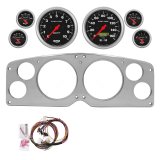 AutoMeter Sport-Comp 54-55 GMC Truck Direct-Fit Billet Panel/Gauge Kit - 5in. (x2) & 2-1/16in. (x4) thumbnail 1