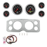 AutoMeter Sport-Comp 55-59 GMC Truck Direct-Fit Billet Panel/Gauge Kit - 5in. (x2) & 2-1/16in. (x4) thumbnail 1