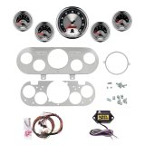 AutoMeter American Muscle 62-65 Chevy NOVA Billet Panel/Gauge Kit - 3-3/8in. (x1) & 2-1/16in. (x4) thumbnail 1