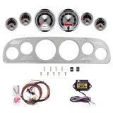 AutoMeter American Muscle 57-60 Ford Truck Billet Panel/Gauge Kit - 3-3/8in. (x2) & 2-1/16in. (x4) thumbnail 1