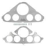 AutoMeter Mounting Sol. 55-59 Chevy Truck Billet Panel/Gauge Kit - 3-3/8in. (x1) & 2-1/16in. (x4) thumbnail 2