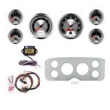 AutoMeter American Muscle 55-59 GMC Truck Billet Panel/Gauge Kit - 3-3/8in. (x2) & 2-1/16in. (x4) thumbnail 1