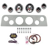 AutoMeter American Muscle 62-66 GMC Truck Billet Panel/Gauge Kit - 3-3/8in. (x2) & 2-1/16in. (x4) thumbnail 1