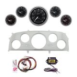AutoMeter Chrono Chrome 1959 Ford Galaxie Billet Panel/Gauge Kit - 3-3/8in. (x1) & 2-1/16in. (x4) thumbnail 1