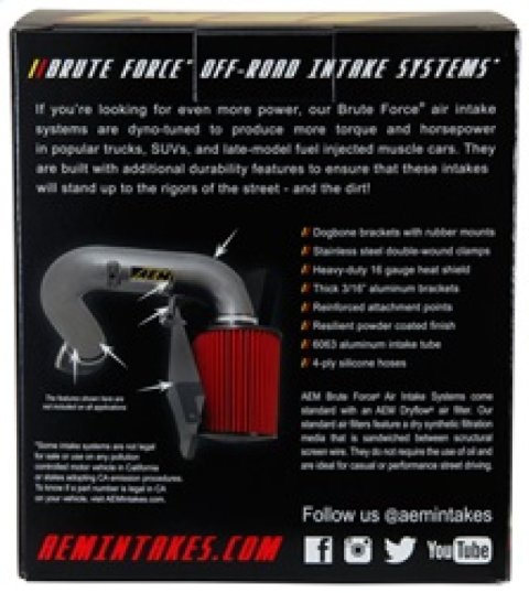 AEM Dryflow Conical Air Filter 6in Base OD x 3.5in Flange ID x 5.25in Height thumbnail 5