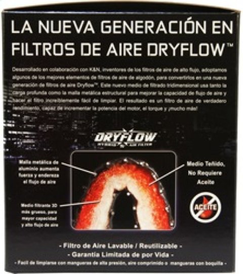 AEM Dryflow 3in. X 5in. Round Tapered Air Filter thumbnail 9