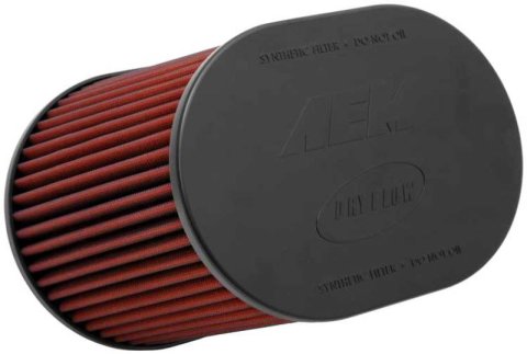 AEM 4.00 in Dryflow Air Filter Oval 9.00 in Element thumbnail 3