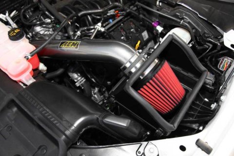 AEM 2015 Ford F-150 5.0L V8 Cold Air Intake System thumbnail 5
