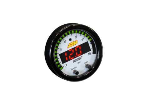 AEM X-Series Pressure 0-15psi Gauge Kit thumbnail 2
