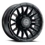 ICON Alloys Cajon 20x9 / 8x6.5 / 12mm / 5.5in BS Double Black Wheel thumbnail 1