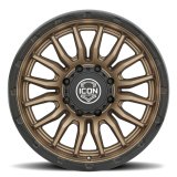 ICON Alloys Cajon 20x9 / 8x170 / 6mm / 5.25in BS Satin Bronze Wheel w/ GB Lip thumbnail 3