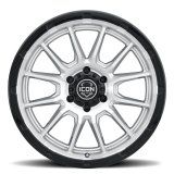 ICON Alloys Cajon 20x9 / 6x5.5 / 16mm / 5.625in BS Silver Machined Wheel w/ GB Lip thumbnail 2