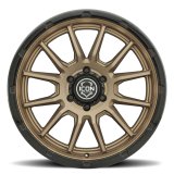 ICON Alloys Cajon 20x9 / 5x150 / 16mm / 5.625in BS Satin Bronze Wheel w/ GB Lip thumbnail 2