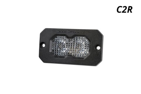 Diode Dynamics C2R White Flood Flush Mount LED Pod (Single)