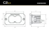 Diode Dynamics C2R White Flood Flush Mount LED Pod (Single) thumbnail 5