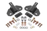 BMR Suspension 24-25 Ford Mustang Rear Steel Shock Mount - Black Hammertone thumbnail 1