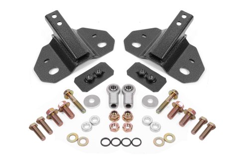 BMR Suspension 24-25 Ford Mustang Rear Steel Shock Mount - Black Hammertone