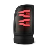 AlphaRex 94-01 Dodge Ram 1500/2500/3500 LUXX-Series LED Tail Lights - Black thumbnail 5
