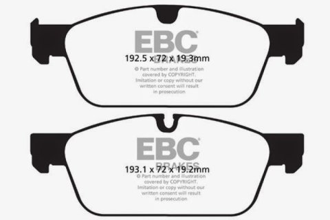 EBC S1 Brake Pad and Rotor Kit (1x ebcUD1636, 1x ebcRK2104XD) thumbnail 6