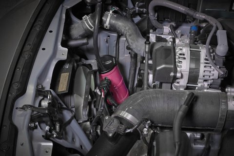 PERRIN 02-26 Subaru WRX / 04-21 STI / 13-26 BRZ/GR86/FRS/86 Coolant Overflow Tank - Hyper Pink thumbnail 3