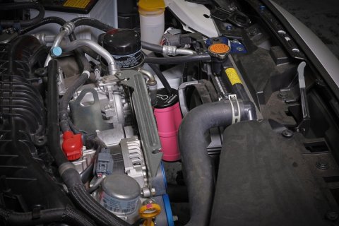 PERRIN 02-26 Subaru WRX / 04-21 STI / 13-26 BRZ/GR86/FRS/86 Coolant Overflow Tank - Hyper Pink thumbnail 7