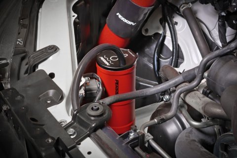 PERRIN 02-26 Subaru WRX / 04-21 STI / 13-26 BRZ/GR86/FRS/86 Coolant Overflow Tank - Red thumbnail 5