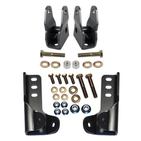 Synergy 07-18 Jeep Wrangler JK Front & Rear Lower Shock Relocation Kit (1x syn8074, 1x syn8015) thumbnail 2
