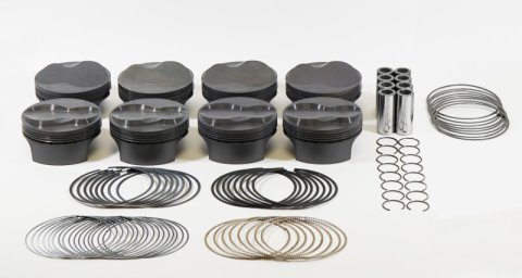 Mahle MS Piston Set GM LSX 428cid 4.125x1.110RCH 4.0 Stk 6.125 Rod .927 Pin 5.6cc 13.7CR - Set of 8 thumbnail 1