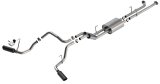Borla 07-08 Toyota Tundra 5.7L S-Type Cat-Back Exhaust - 4in Black Chrome Tips thumbnail 1