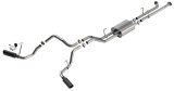 Borla 07-08 Toyota Tundra 5.7L ATAK Cat-Back Exhaust - 4in Black Chrome thumbnail 1