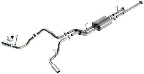 Borla 09-21 Toyota Tundra 5.7L S-Type Cat-Back Exhaust - 4in Stainless Tips