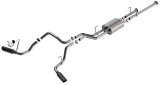 Borla 09-21 Toyota Tundra 5.7L ATAK Cat-Back Exhaust - 4in Black Chrome Tips thumbnail 1