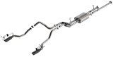 Borla 09-13 Toyota Tundra 4.6L/5.7L S-Type Cat-Back Exhaust - Black Chrome Tips thumbnail 1