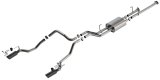 Borla 09-13 Toyota Tundra 4.6L/5.7L ATAK Cat-Back Exhaust - Black Chrome Tips thumbnail 1