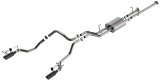 Borla 14-21 Toyota Tundra 4.6L/5.7L ATAK Cat Back Exhaust - 4in Black Chrome Tips thumbnail 1
