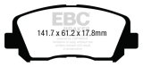 EBC 15+ Chrysler 200 2.4 Greenstuff Front Brake Pads thumbnail 4