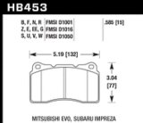 Hawk 03-06 Evo / 04-09 STi / 09-10 Genesis Coupe (Track) / 2010 Camaro SS HPX Motorsports Front Brak thumbnail 2