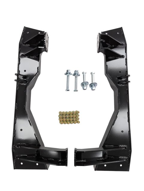 AEM Electronics 1973-87 Chevy C10 Rear Tesla Subframe Mount Kits HEV002-001 Kit, Cradle Swap, Steel, Black Powdercoated, Chevy, Kit thumbnail 2